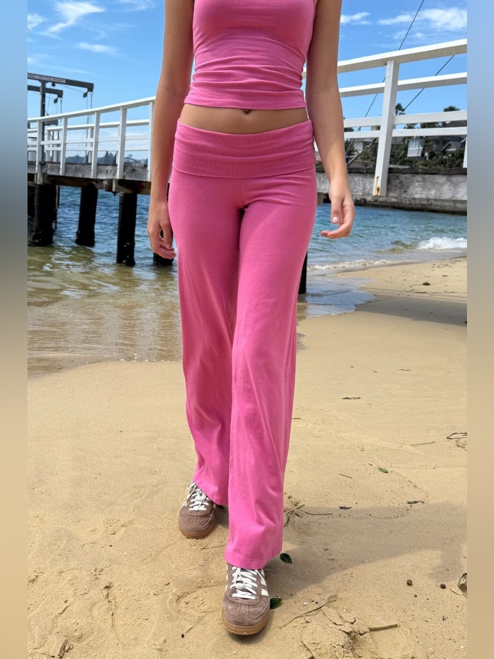Brandy Melville Pink Lounge Pants